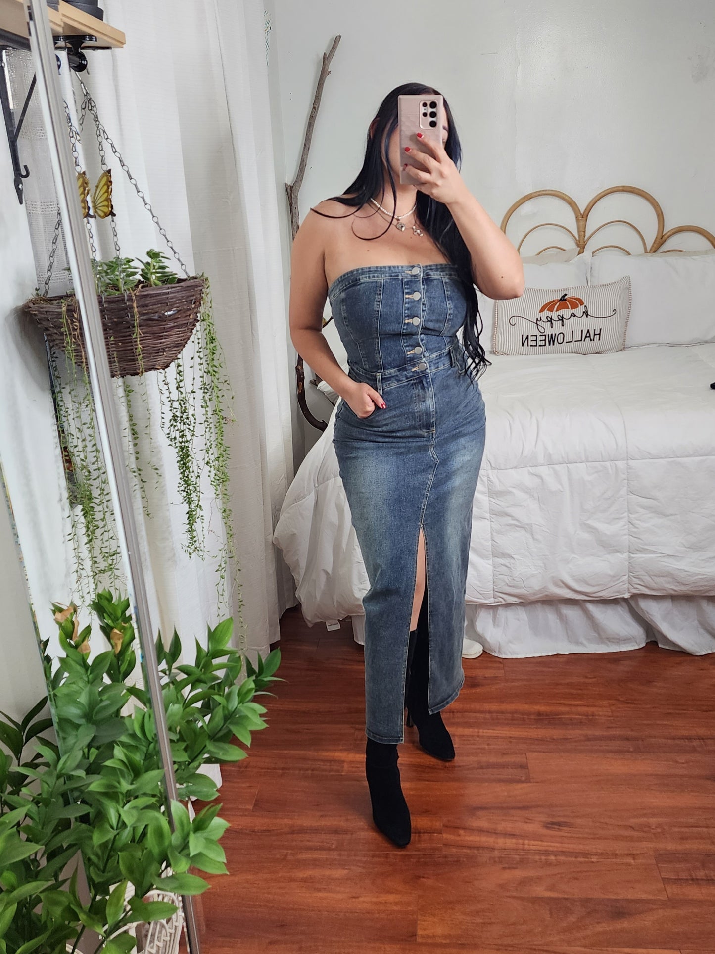 Estrella Denim Dress