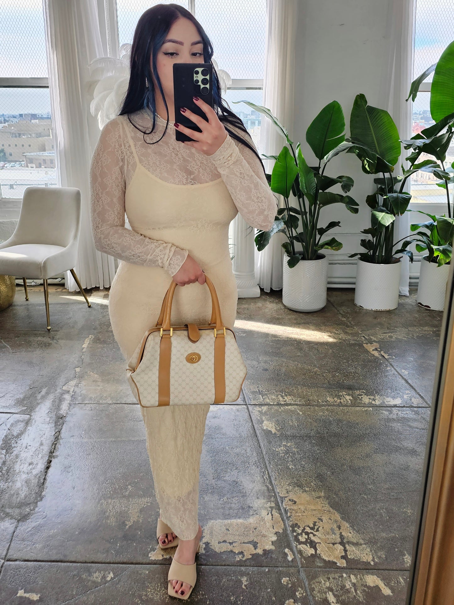 The Marilyn Lace Dress | Ivory