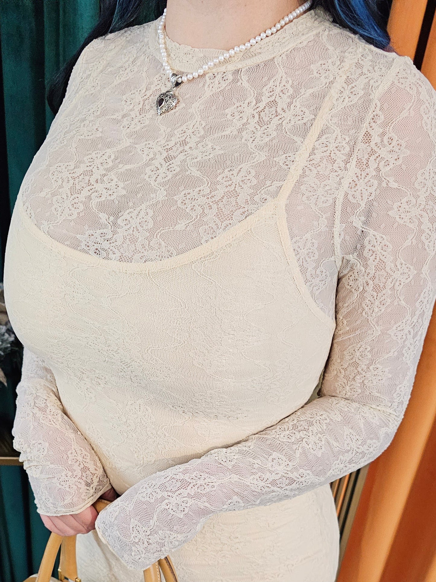 The Marilyn Lace Dress | Ivory