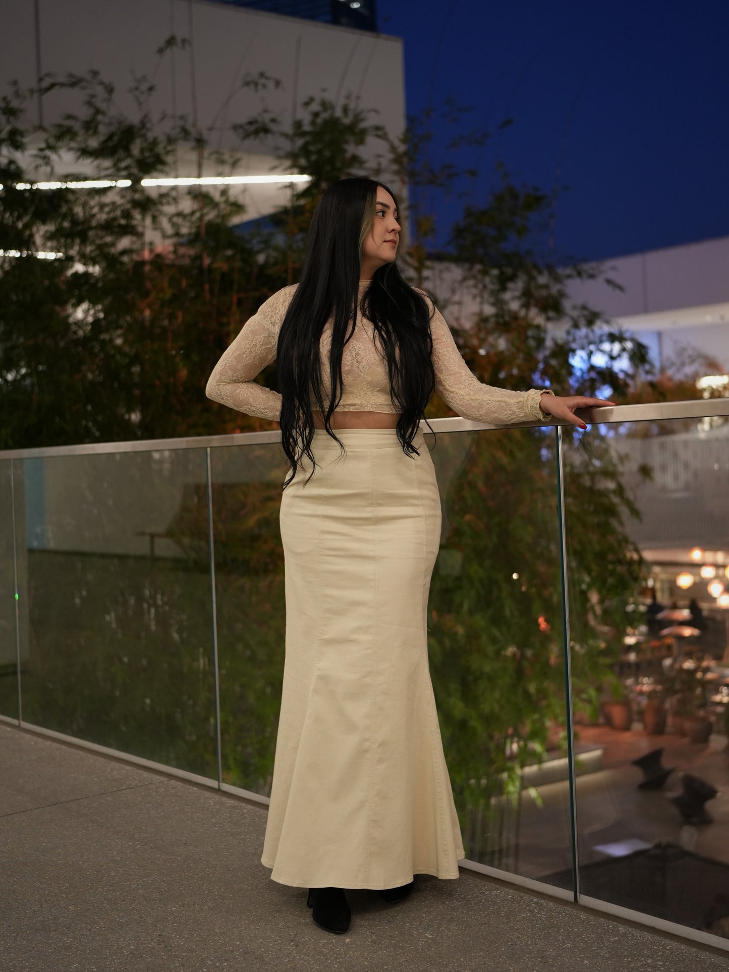 Chloe Maxi Skirt | Ivory