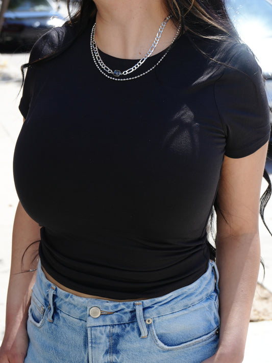 Lovin' The Crew Top | Black