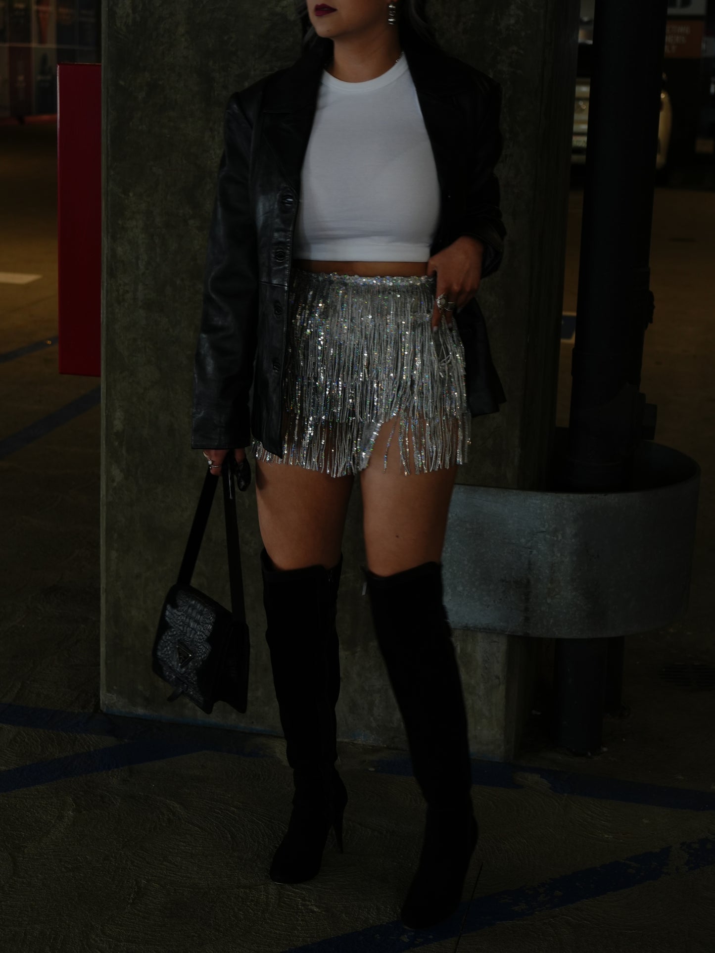 Moonlight Fringe Skort