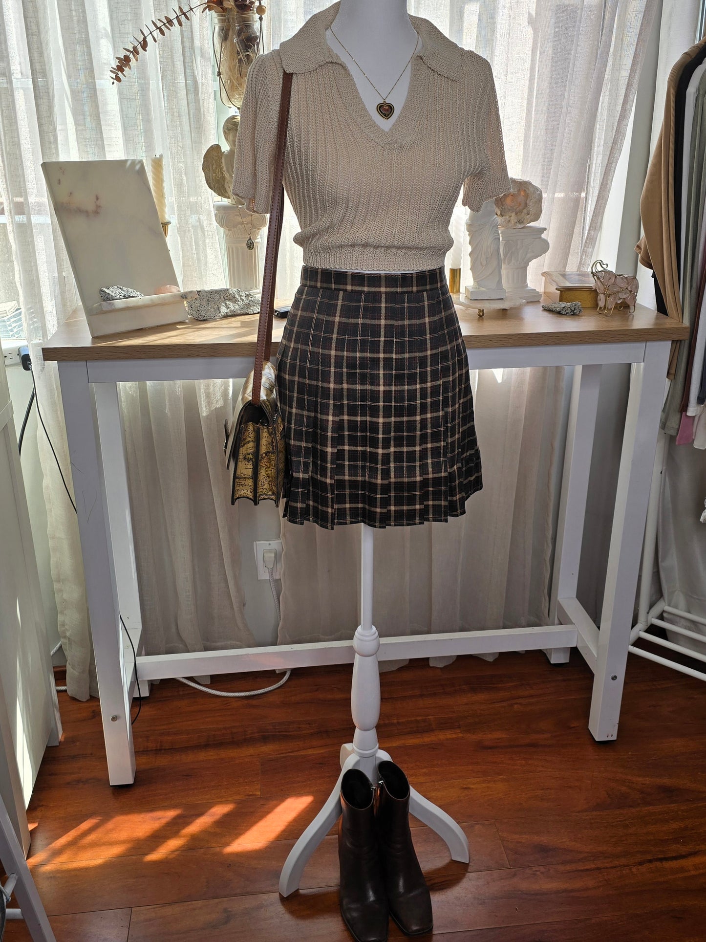 Knitted short sleeve