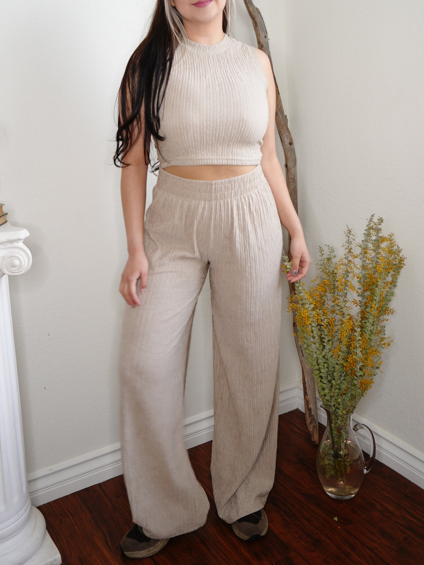 Loungewear textured set