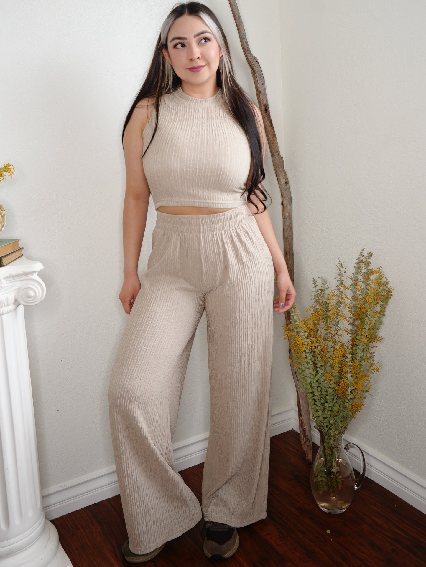 Loungewear textured set