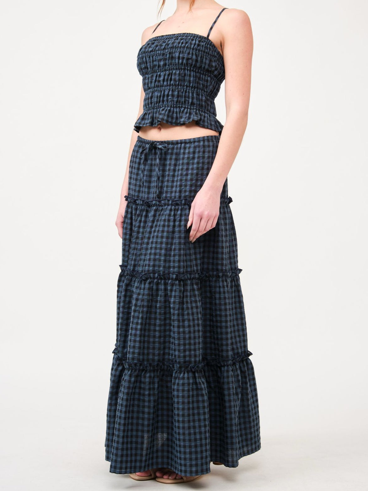 Sapphire gingham set