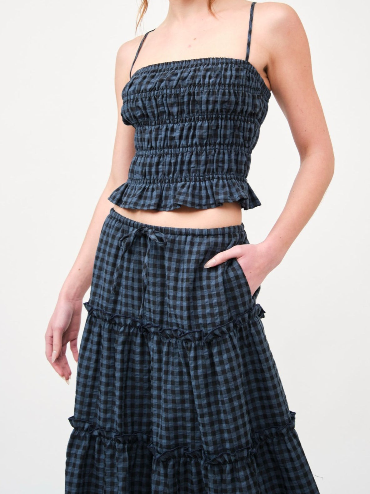 Sapphire gingham set
