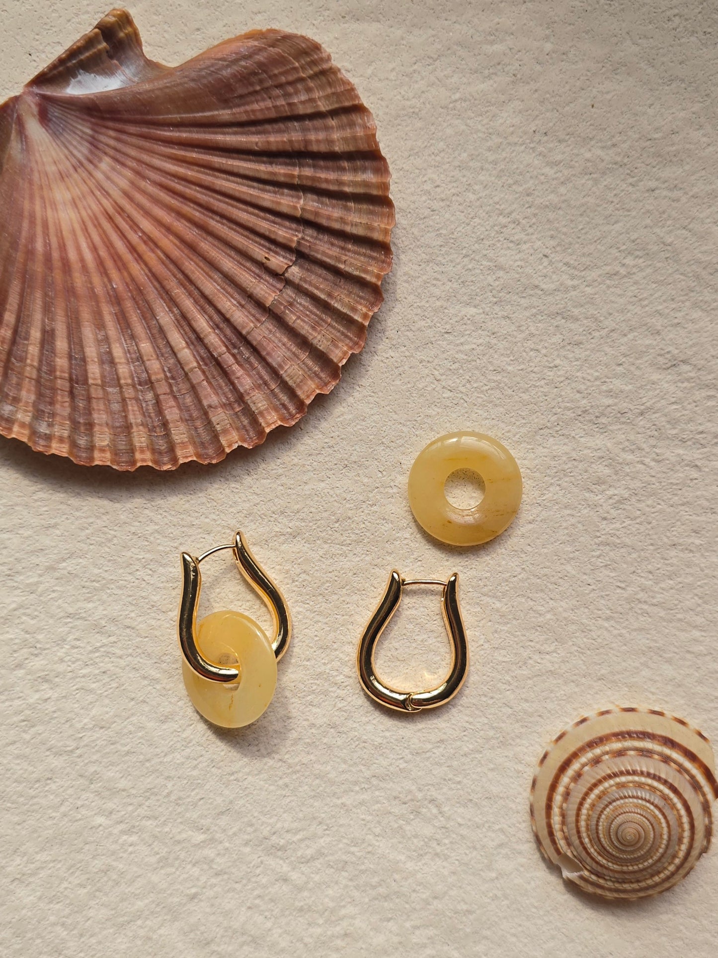 Jade earrings