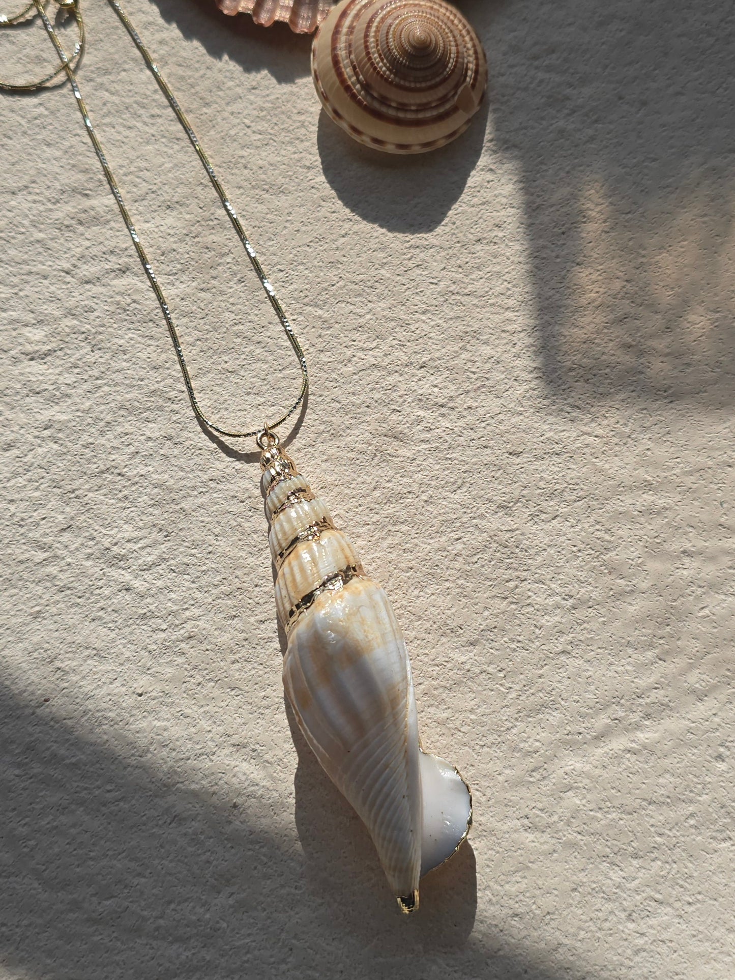 Spiral Seashell Necklace | .925 Sterling Silver