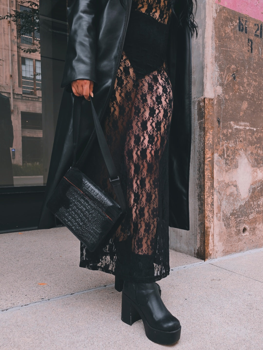Salem Black Lace Dress