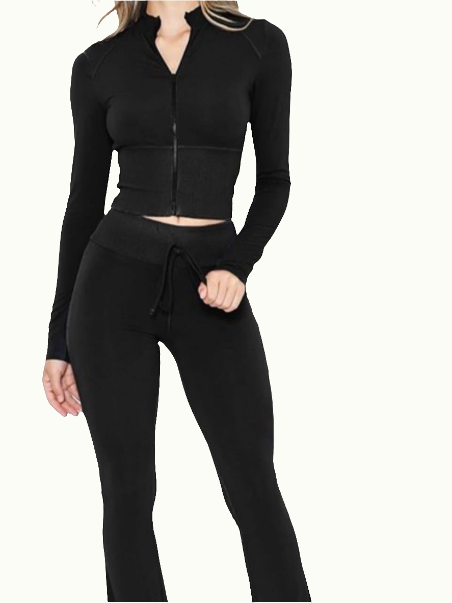 Onyx Zip-up Set