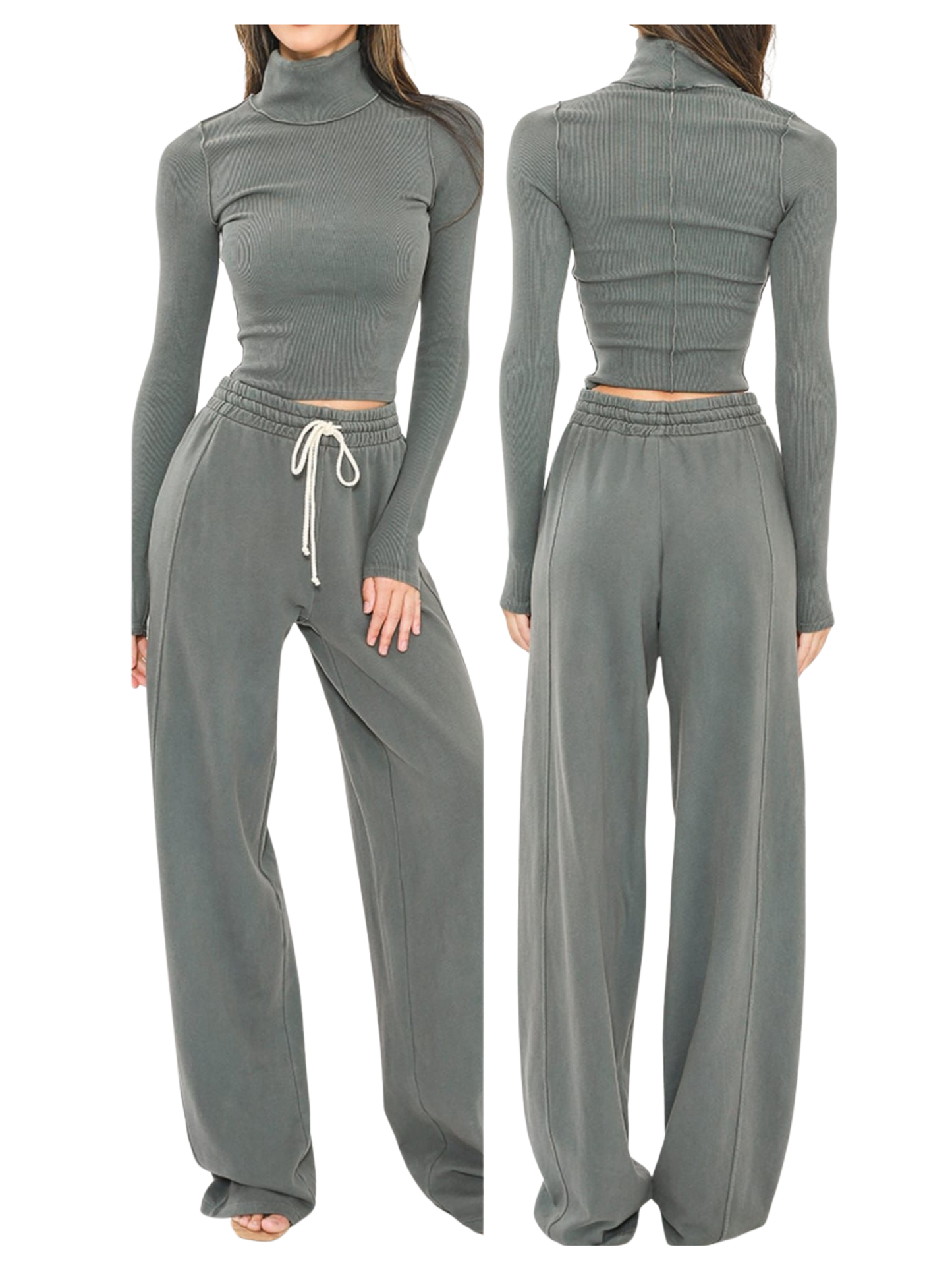 Vintage Wash Turtle Neck