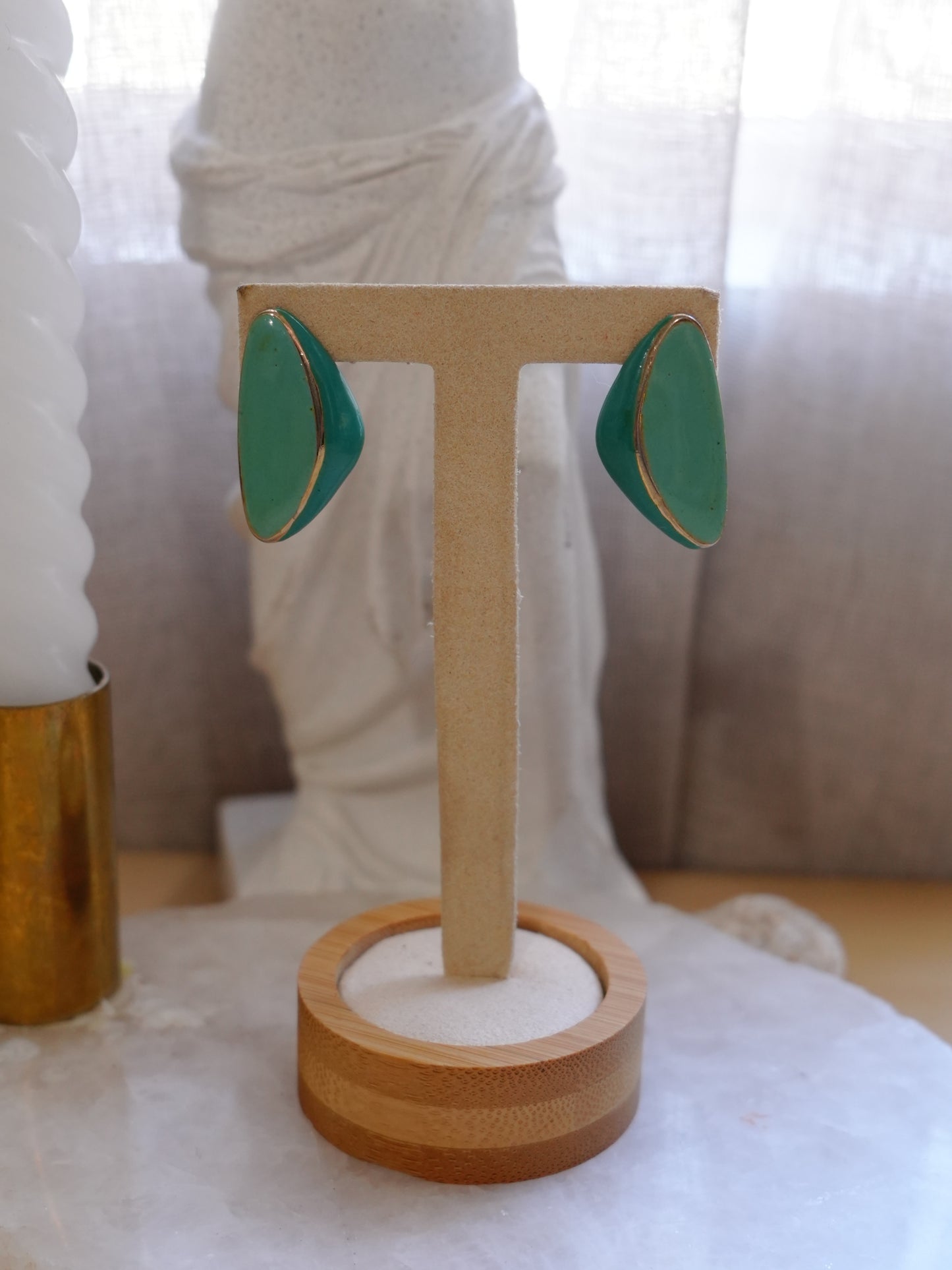 Vintage Teal Earrings
