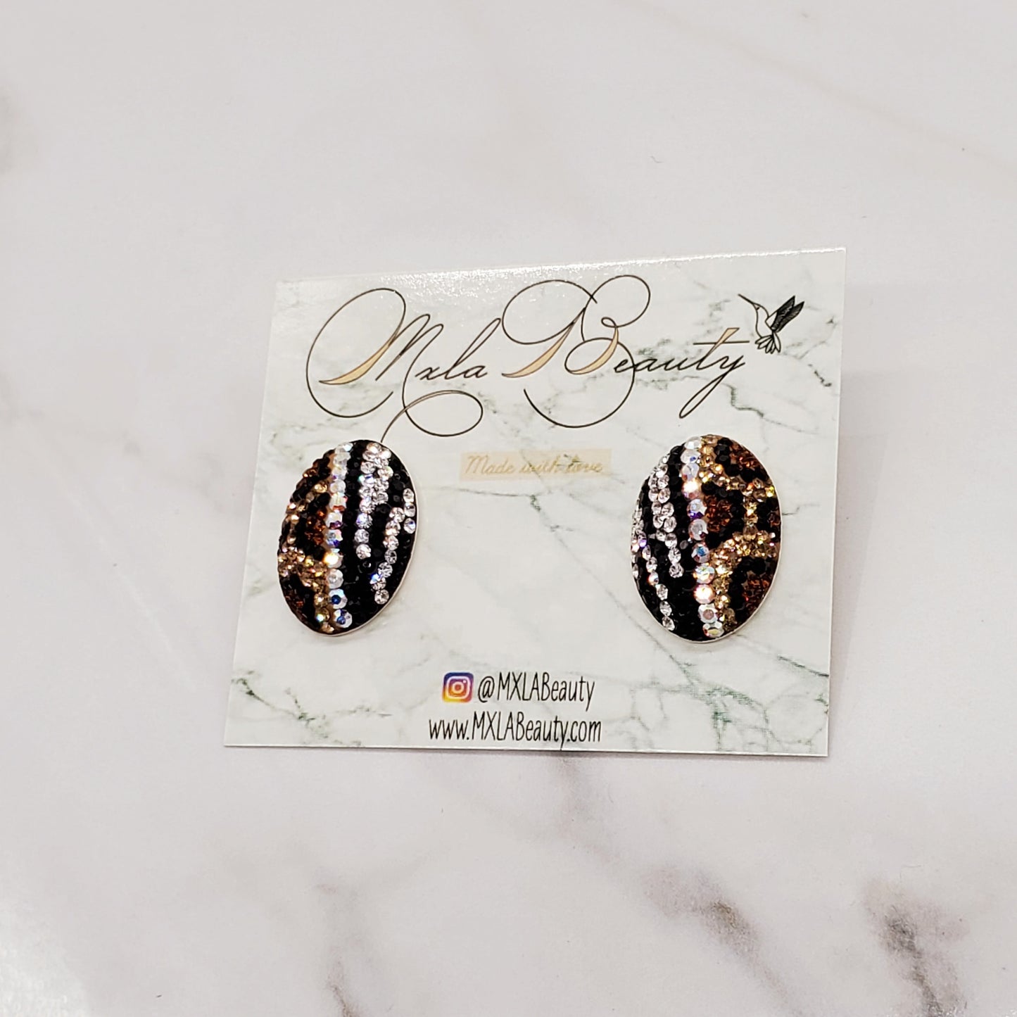 Sofia▪︎Crystal Earrings