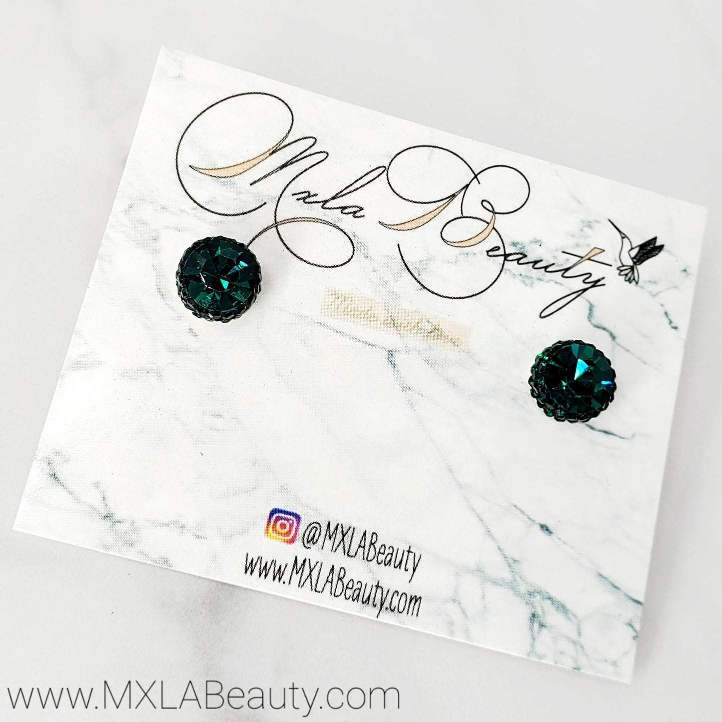 Emerald Green▪︎Sterling Silver Earrings