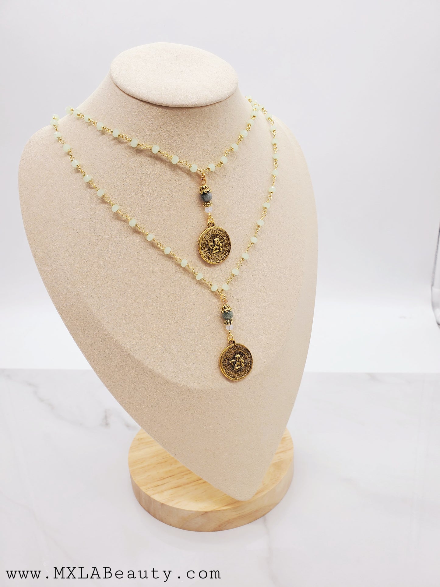 Jade Angel Pendant Necklace