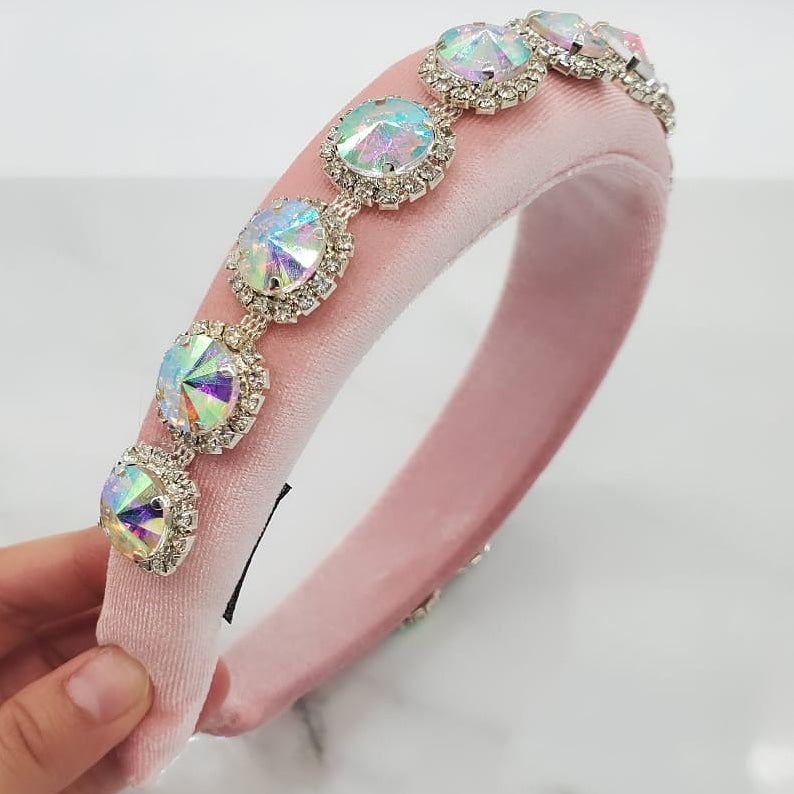 Reina Crystal Rhinestone Headband