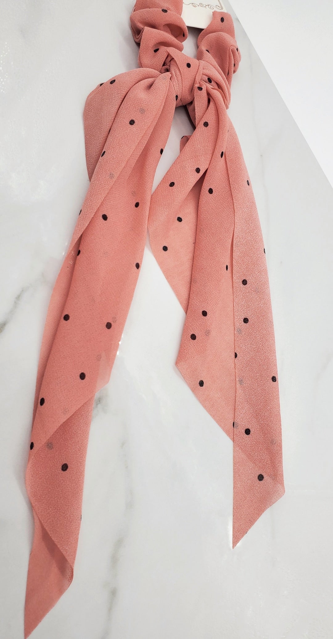 Lovely Draped Bow Scrunchie