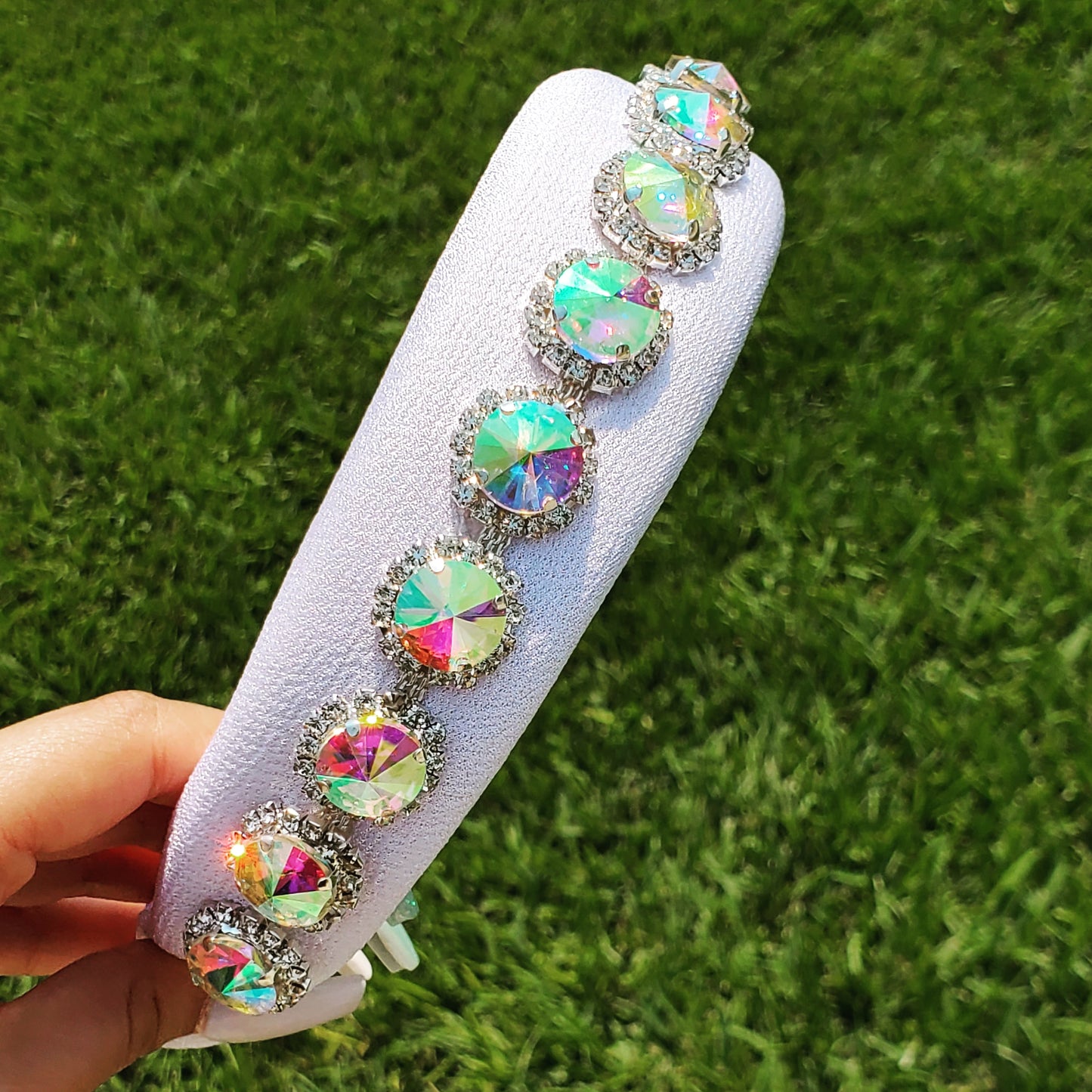 Reina Headband- Blanco