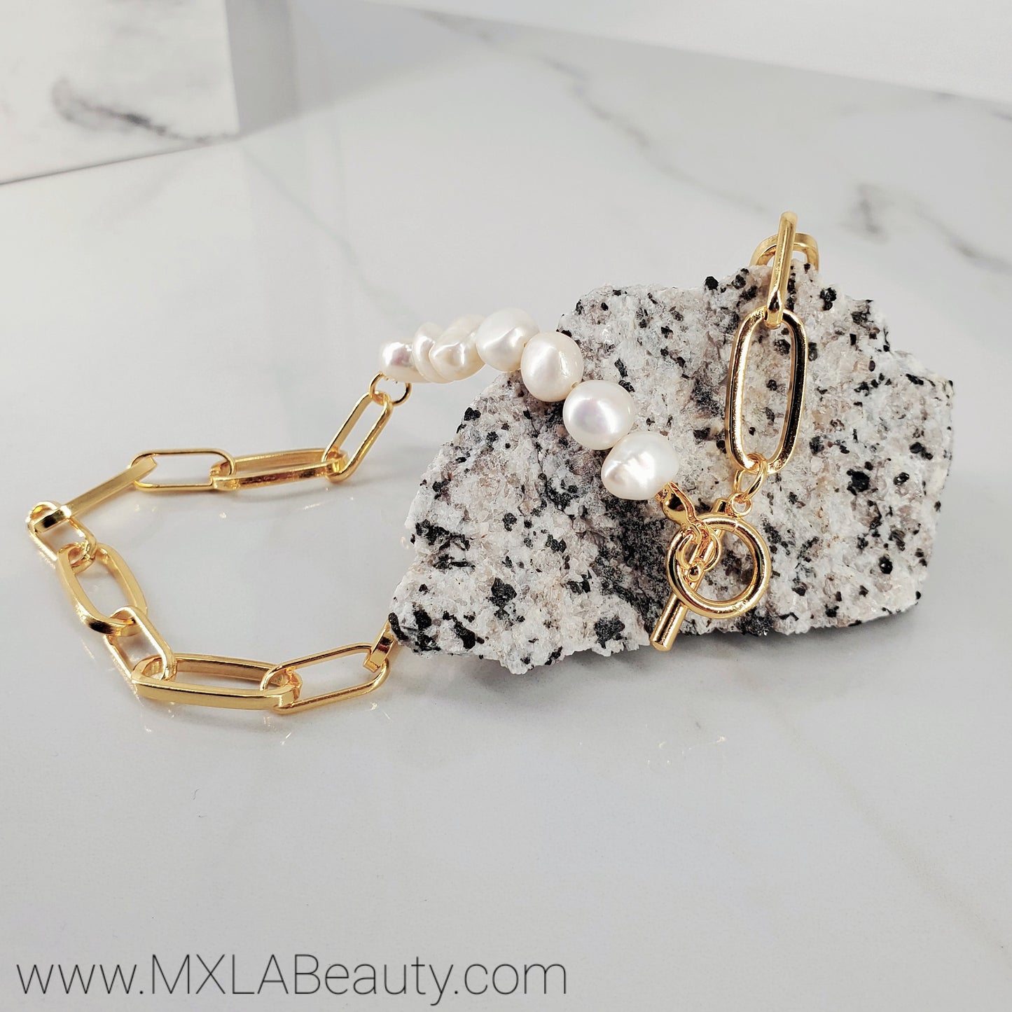 Pearls & Gold Necklace