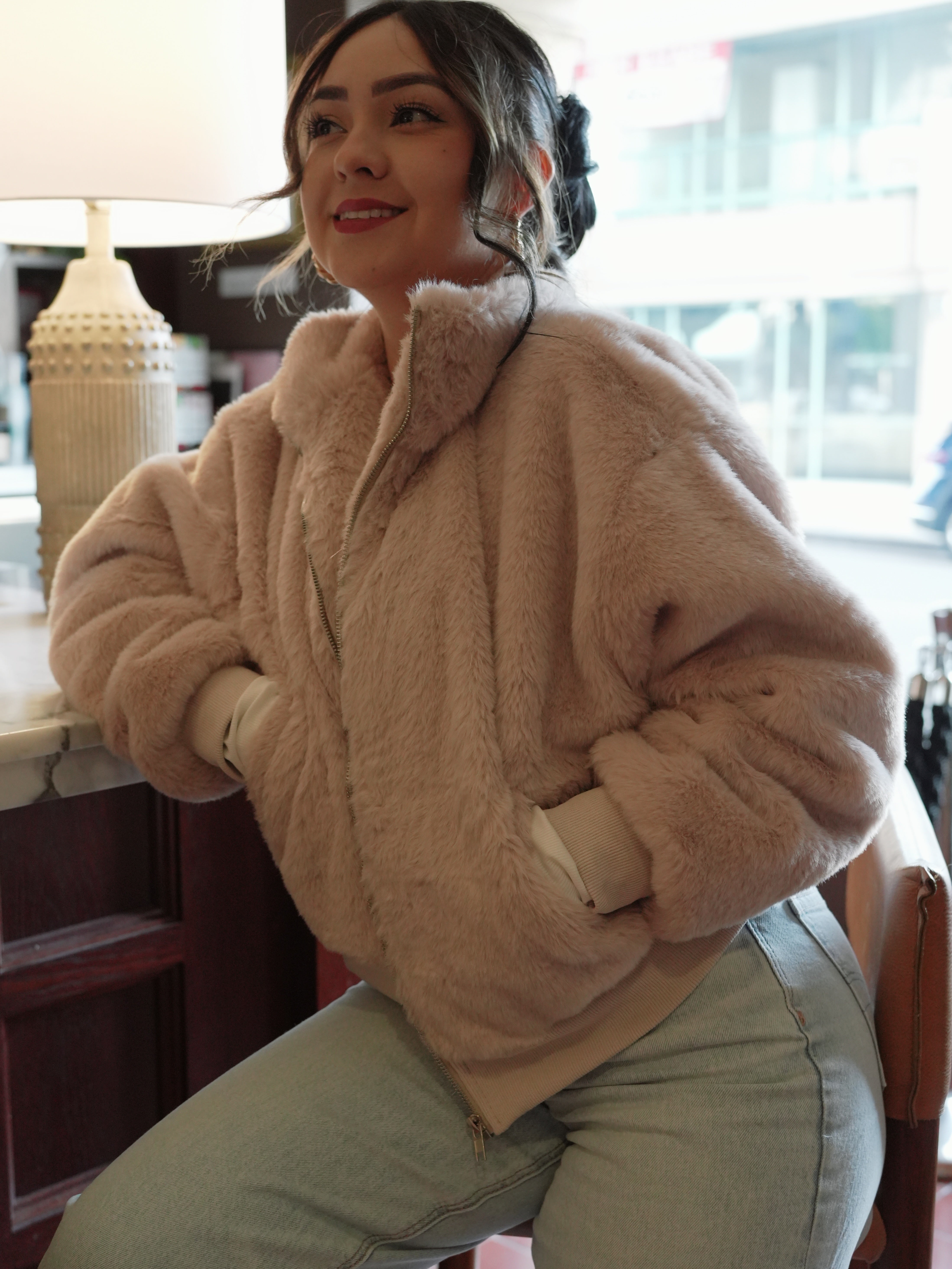 Keep me cozy Faux fur jacket