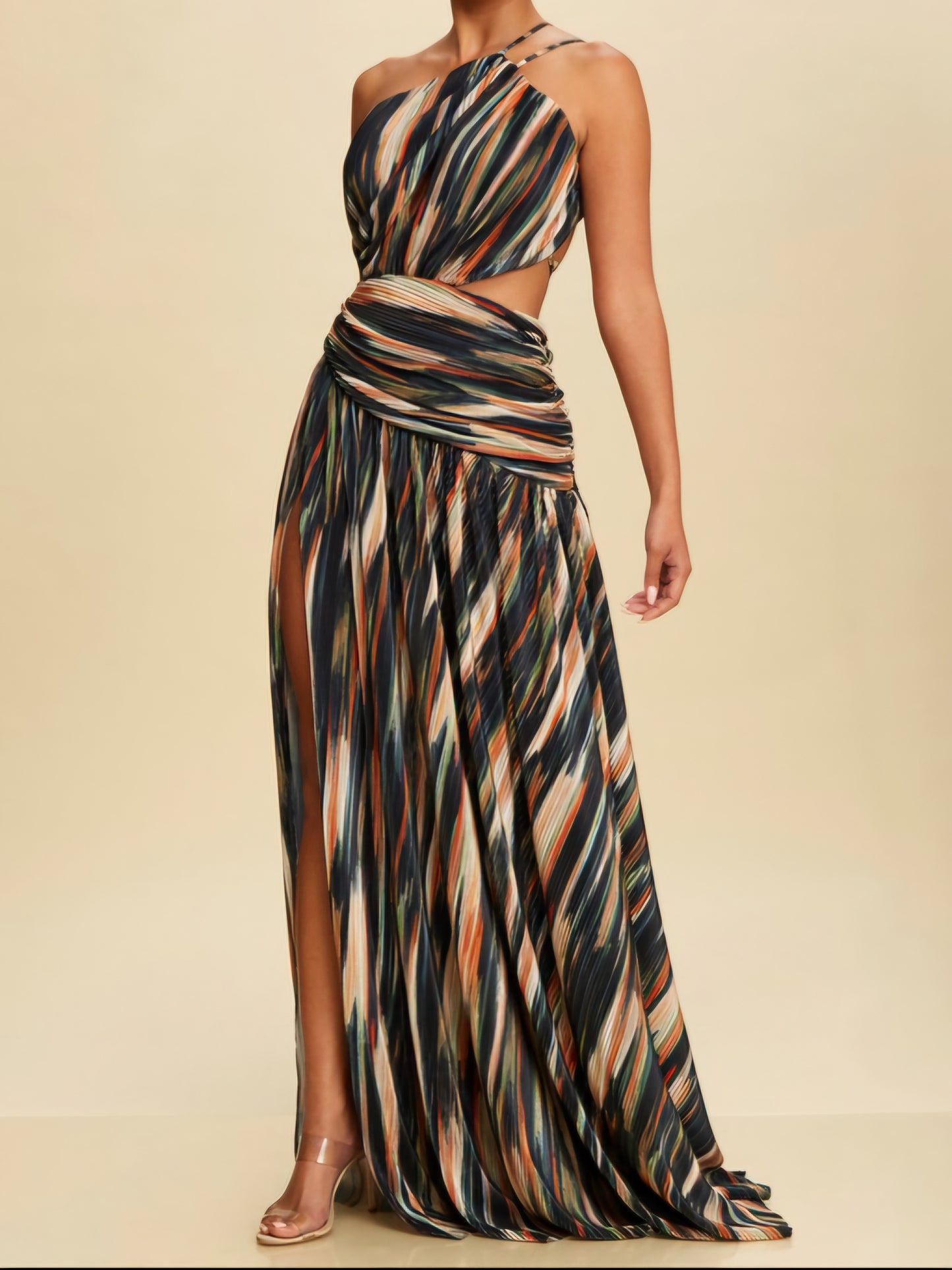 Autumn maxi dress