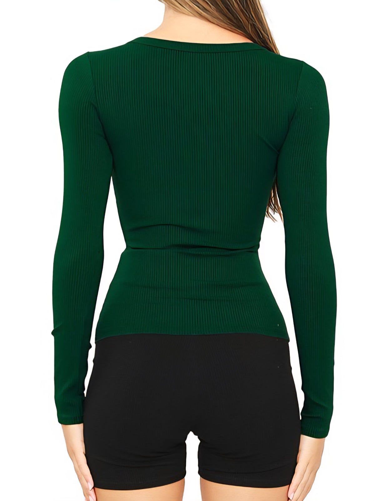 Emerald Round neck long sleeve