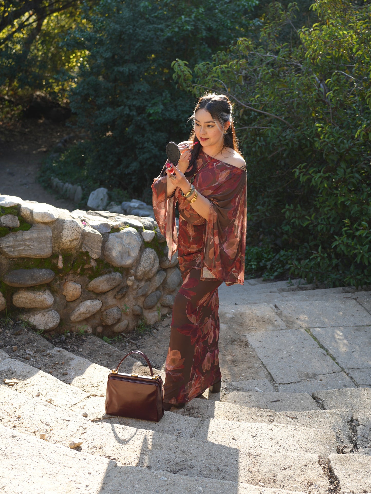 Autumn Alchemy shawl top