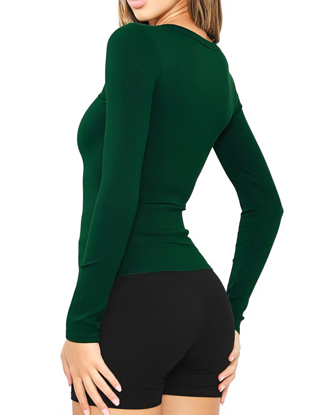 Emerald Round neck long sleeve