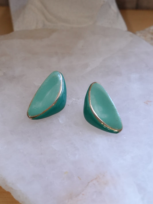 Vintage Teal Earrings