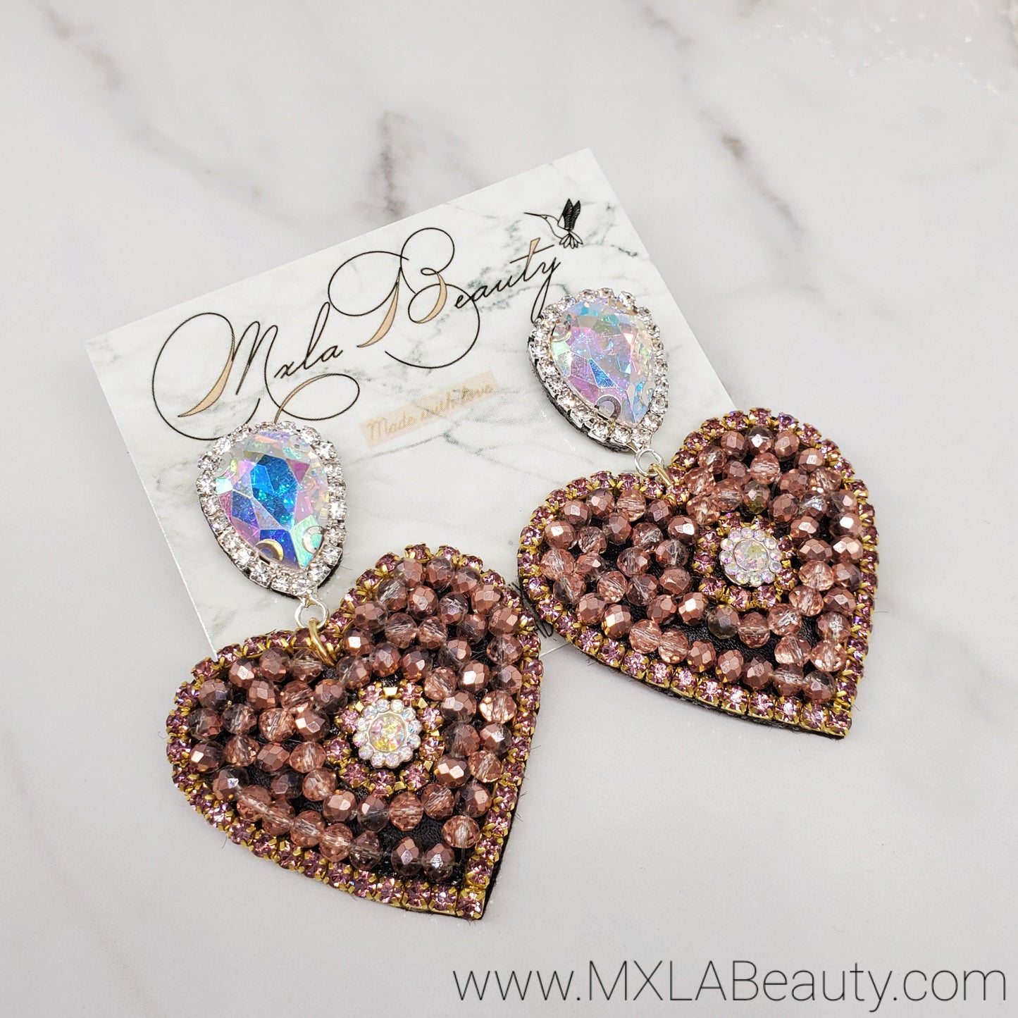 Reina de Corazones Earrings | Merlot