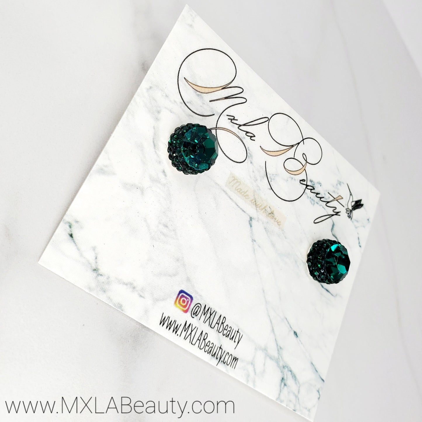 Emerald Green▪︎Sterling Silver Earrings