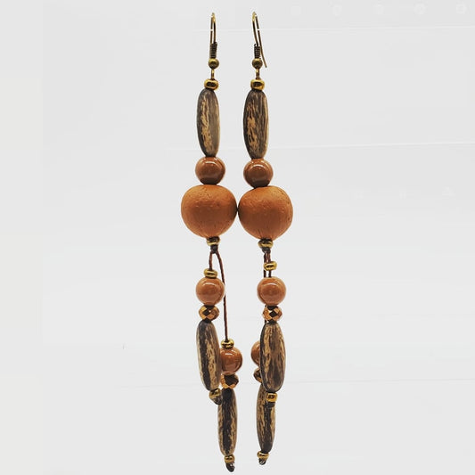 Chestnut - Handmade Earrings