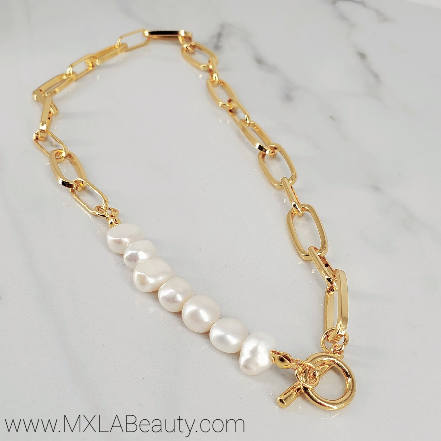 Pearls & Gold Necklace