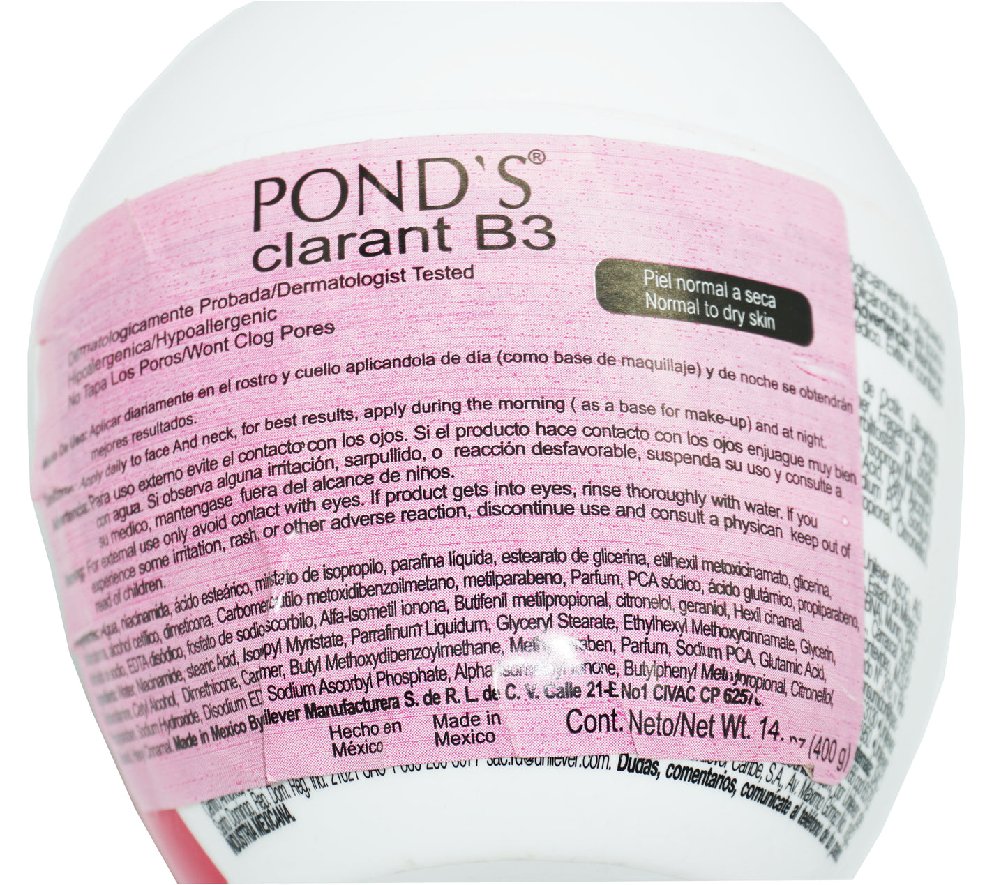 Pond's Clarant B3 400g